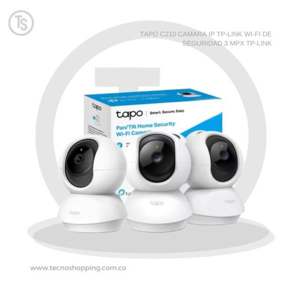 TAPO C210 CAMARA IP TP-LINK WI-FI DE SEGURIDAD 3 MPX TP-LINK