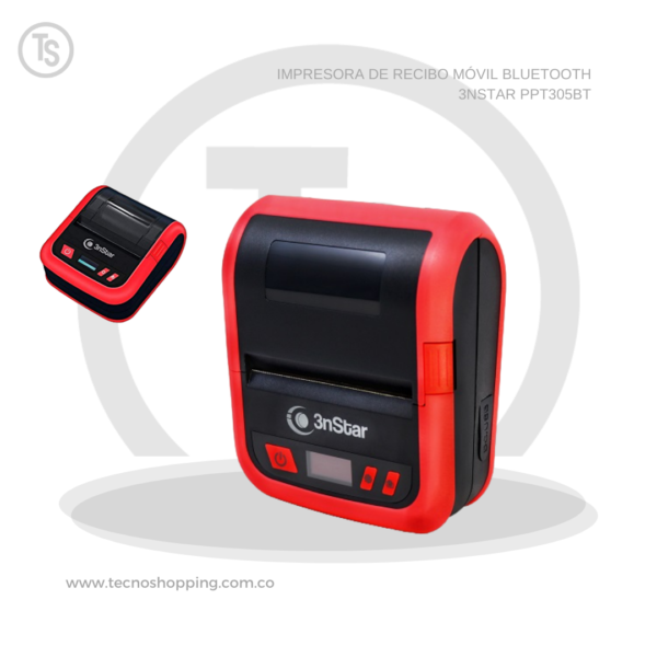 IMPRESORA DE RECIBO MÓVIL BLUETOOTH 3NSTAR PPT305BT