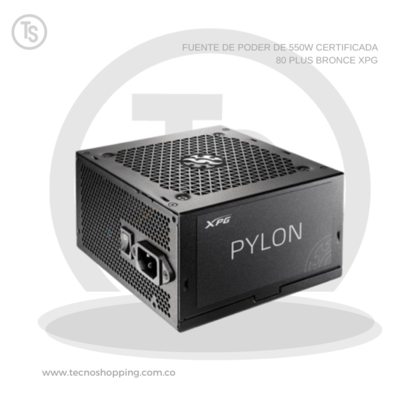 FUENTE DE PODER DE 550W CERTIFICADA 80 PLUS BRONCE XPG