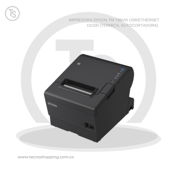 IMPRESORA EPSON TM T88VII USB/ETHERNET 10/100 (TERMICA, AUTOCORTADORA)