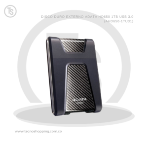 DISCO DURO EXTERNO ADATA HD650 1TB USB 3.0 (AHD650-1TU31)