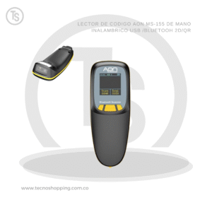 LECTOR DE CODIGO AON MS-155 DE MANO INALAMBRICO USB /BLUETOOH 2D/QR