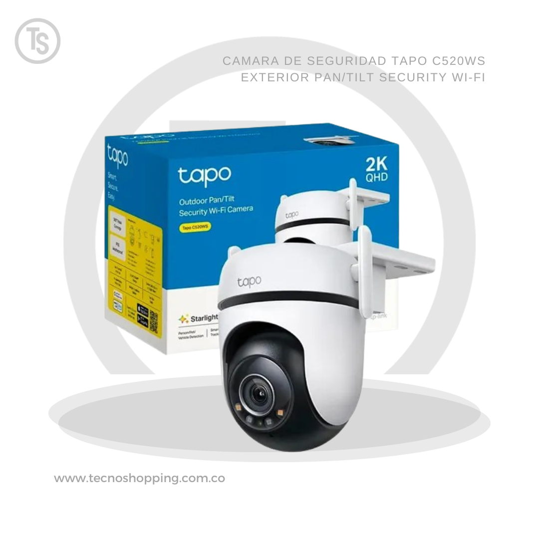 CAMARA DE SEGURIDAD TAPO C520WS EXTERIOR PAN/TILT SECURITY WI-FI