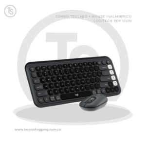 COMBO TECLADO + MOUSE INALÁMBRICO LOGITECH POP ICON