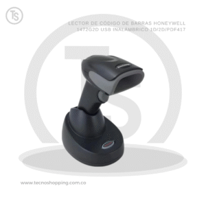 LECTOR DE CÓDIGO DE BARRAS HONEYWELL 1472G2D USB INALÁMBRICO 1D/2D/PDF417