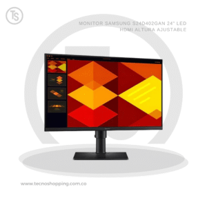 MONITOR SAMSUNG S24D402GAN 24" LED HDMI ALTURA AJUSTABLE