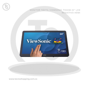 MONITOR TÁCTIL VIEWSONIC TD2430 24" LCD RESISTIVO HDMI