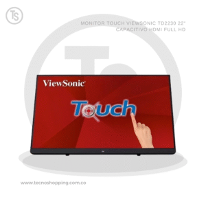 MONITOR TOUCH VIEWSONIC TD2230 22" CAPACITIVO HDMI FULL HD