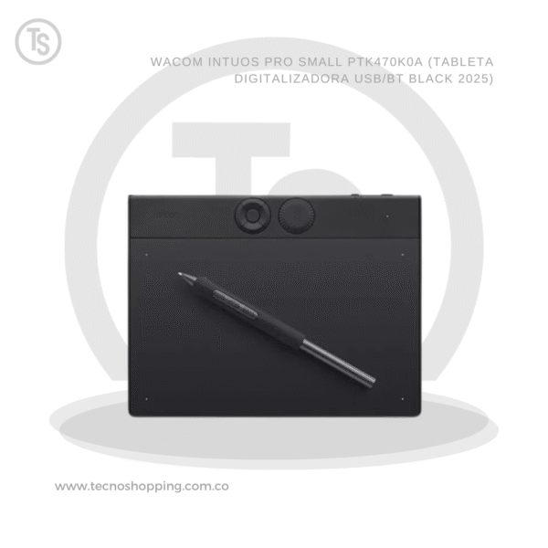 WACOM INTUOS PRO SMALL PTK470K0A (TABLETA DIGITALIZADORA USB/BT BLACK 2025)