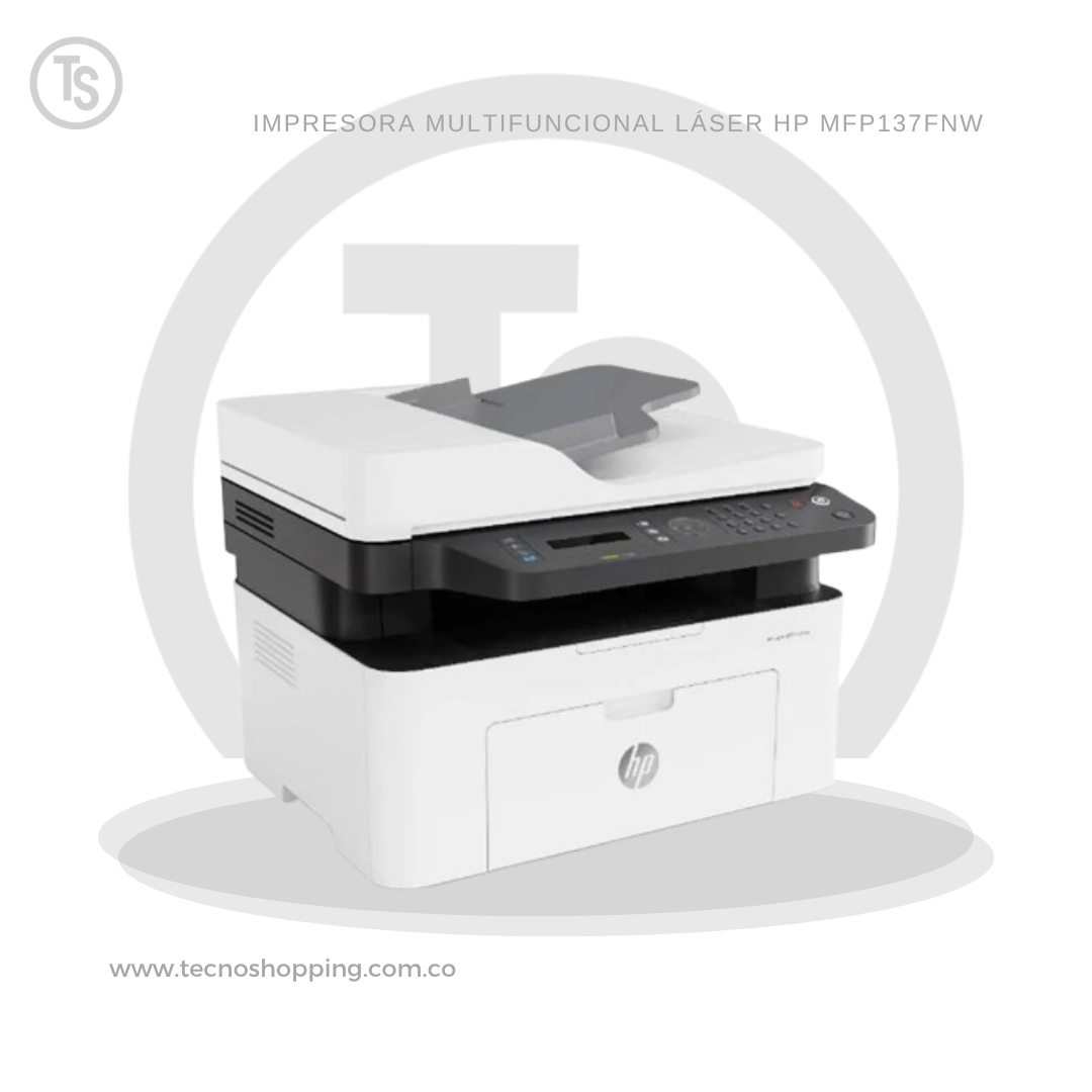 IMPRESORA MULTIFUNCIONAL LÁSER HP MFP137FNW