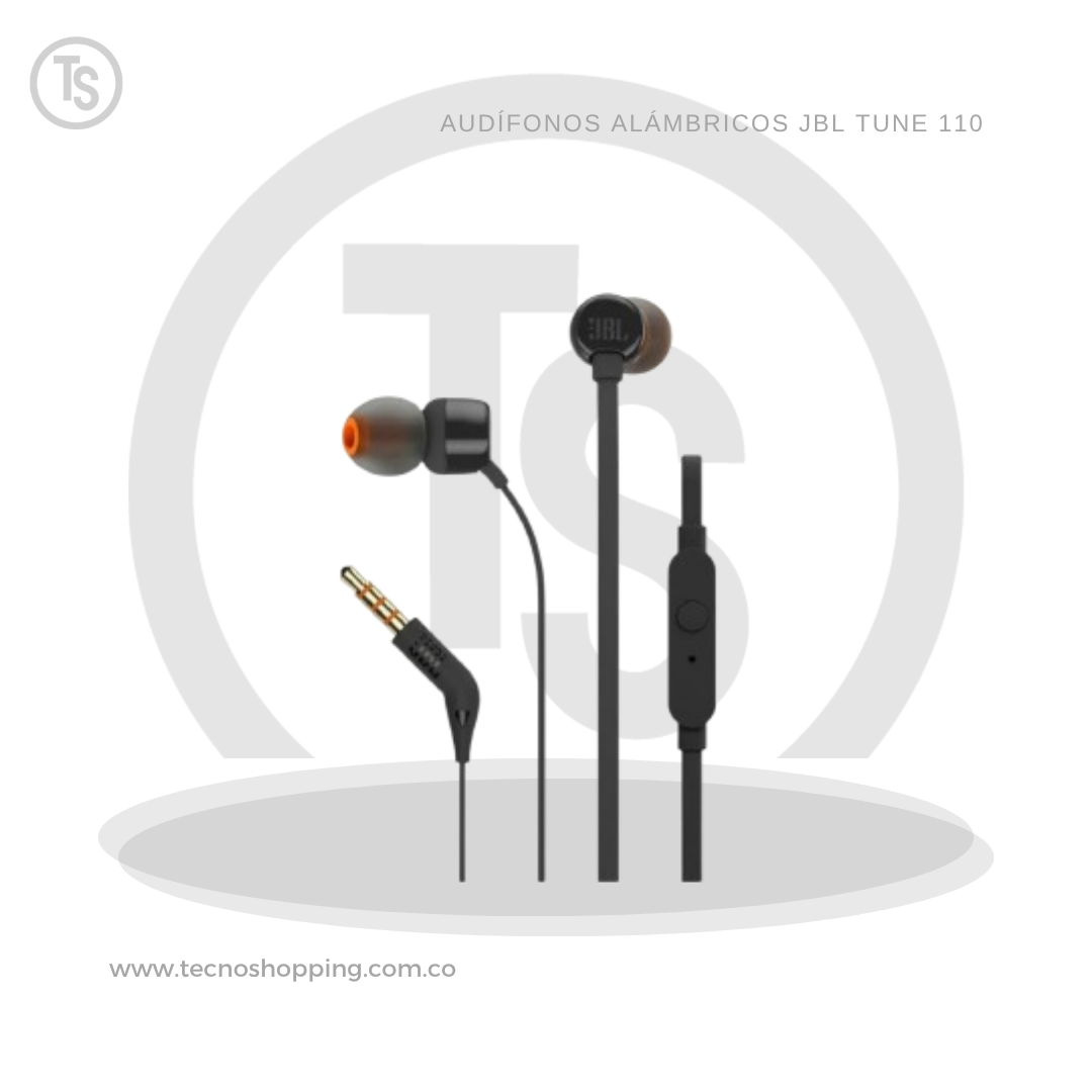 AUDÍFONOS ALÁMBRICOS JBL TUNE 110