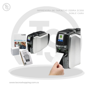 IMPRESORA DE TARJETAS ZEBRA ZC300 DOBLE CARA