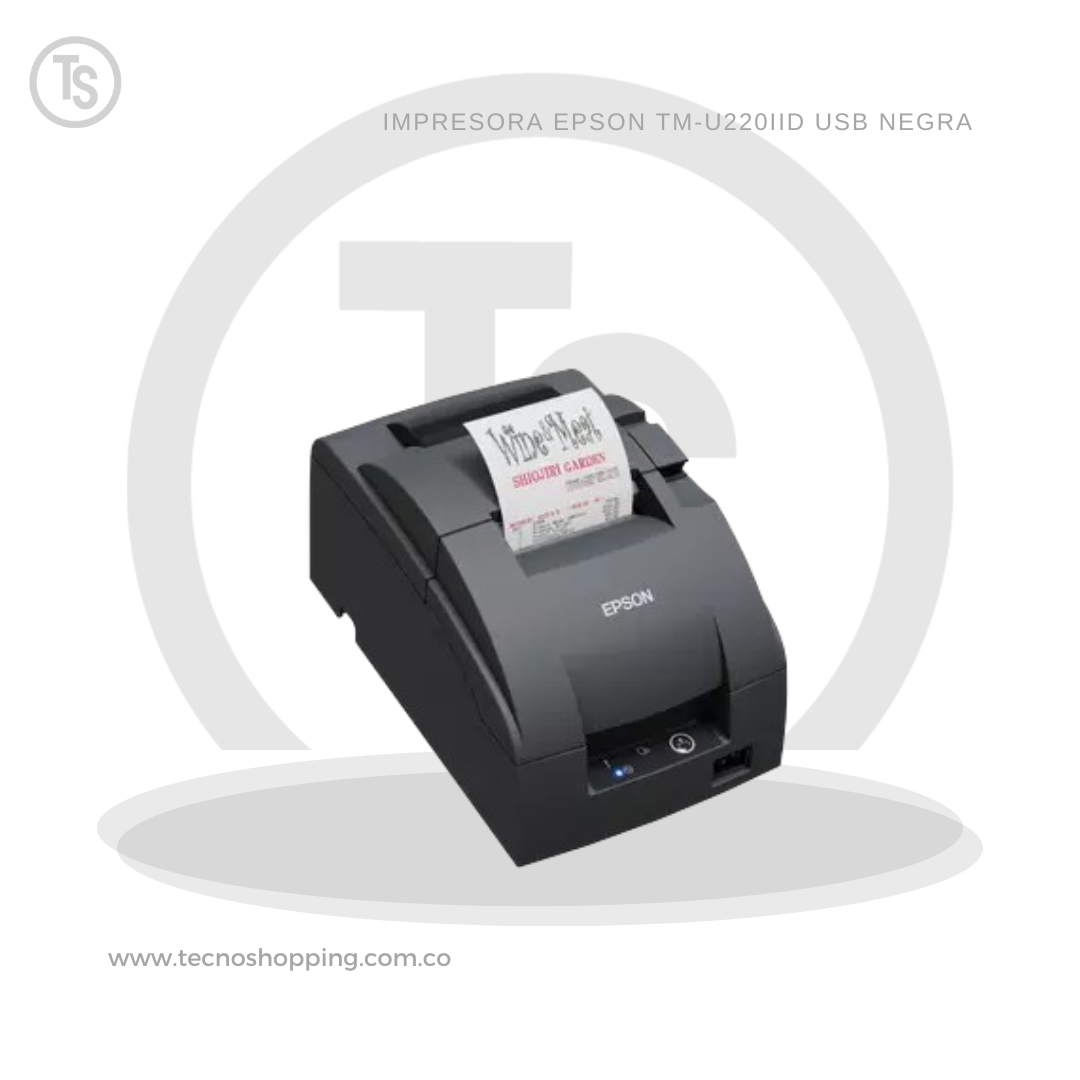 IMPRESORA EPSON TM-U220IID USB NEGRA