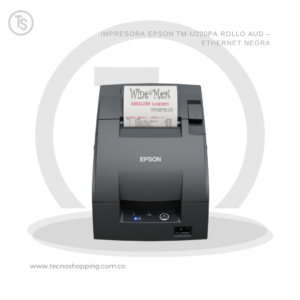 IMPRESORA EPSON TM-U220PA ROLLO AUD – ETHERNET NEGRA